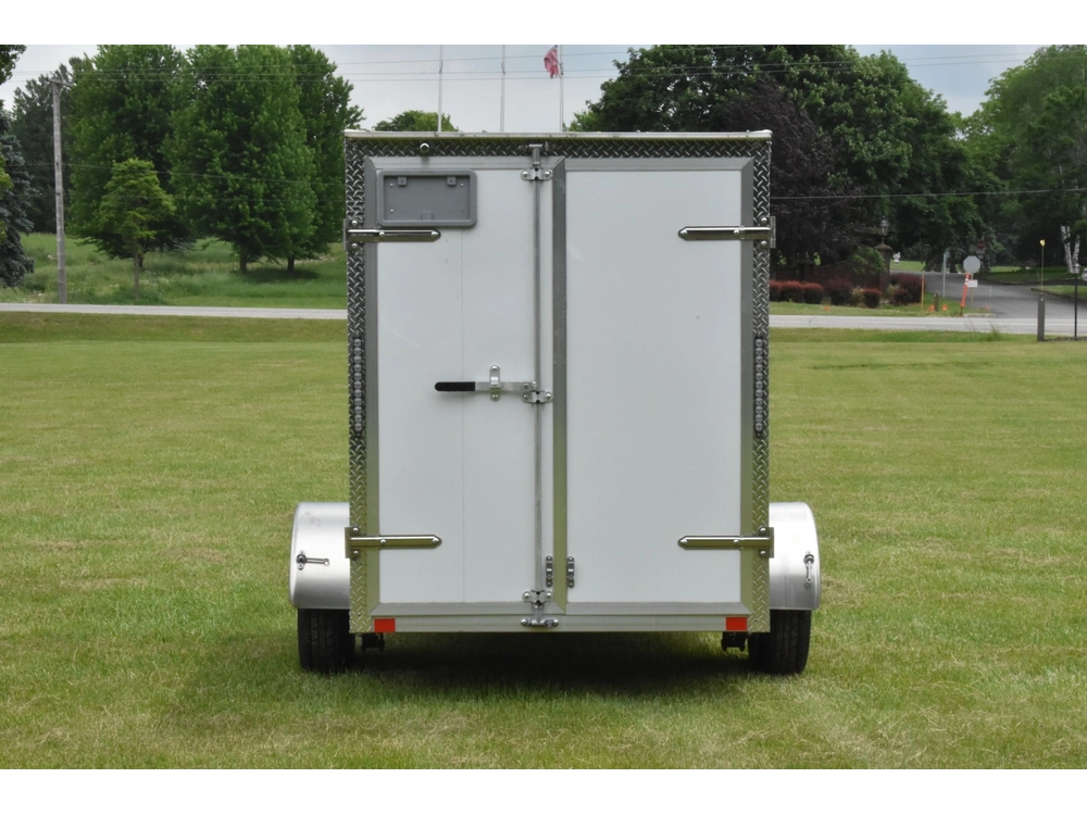 2026 Rhino Galvanized Enclosed 5' X 8' Sa Dd alt