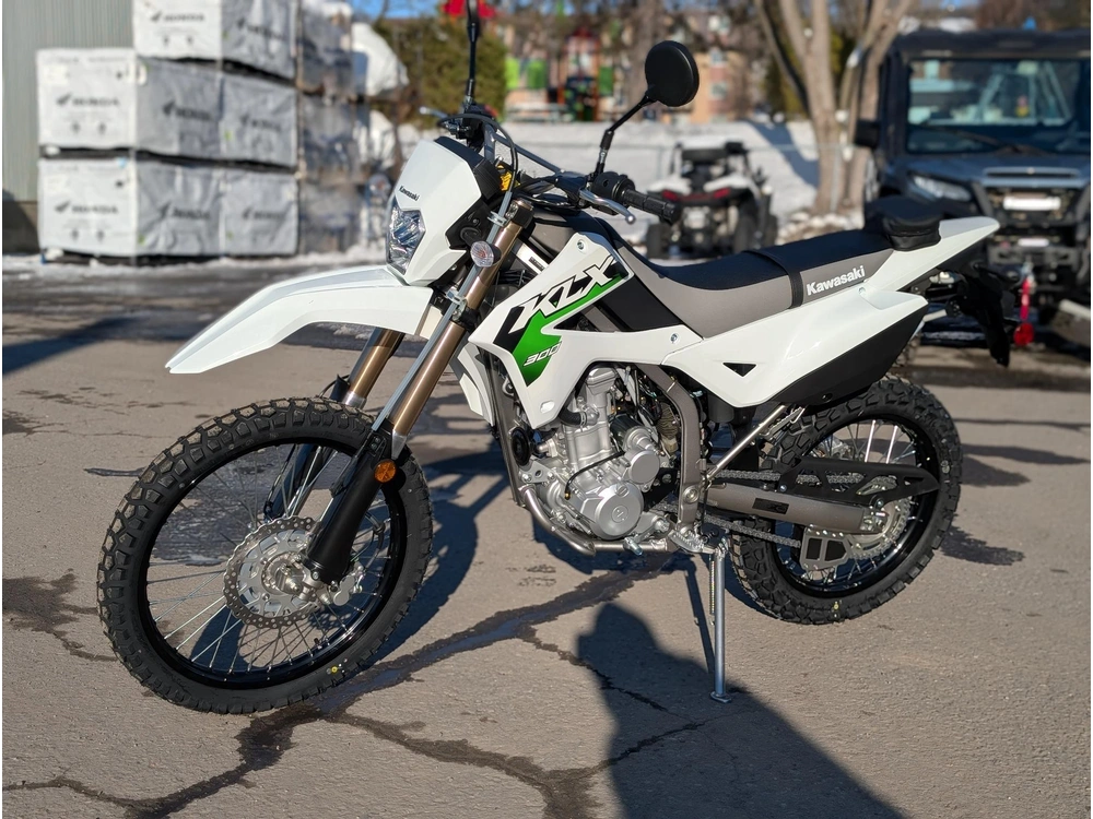 2026 Kawasaki Klx300 Semi Blanc | ⚡ Équivalent Dr-z400s & Honda Xr300 ⚡ | alt