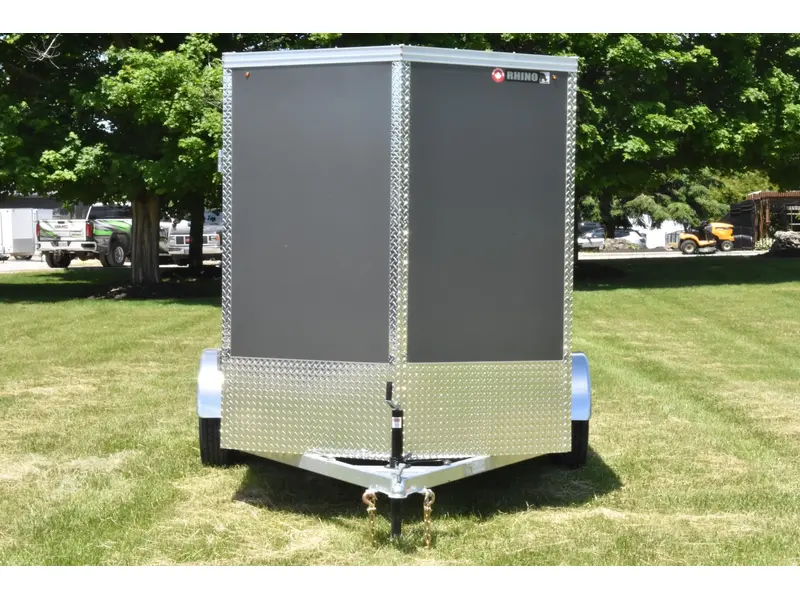 2026 Rhino Galvanized Enclosed 6' X 10' Sa Dd alt