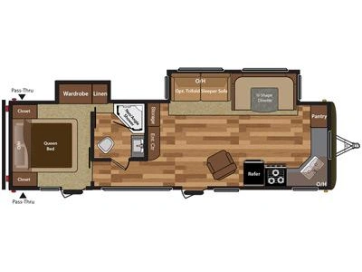Keystone Rv Hideout 30fkds 2015 alt