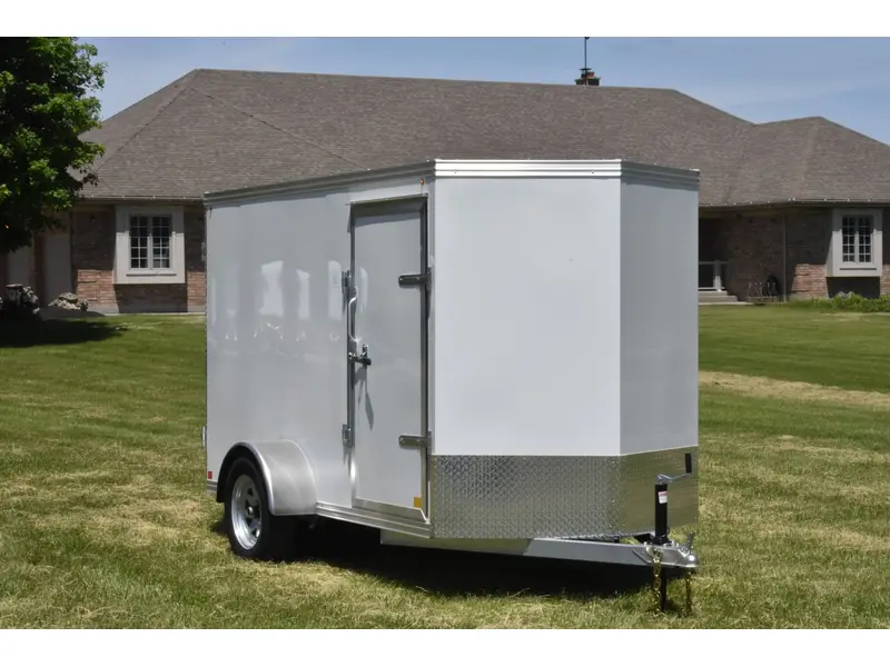 2026 Rhino Galvanized Enclosed 5' X 10' Sa Dd alt