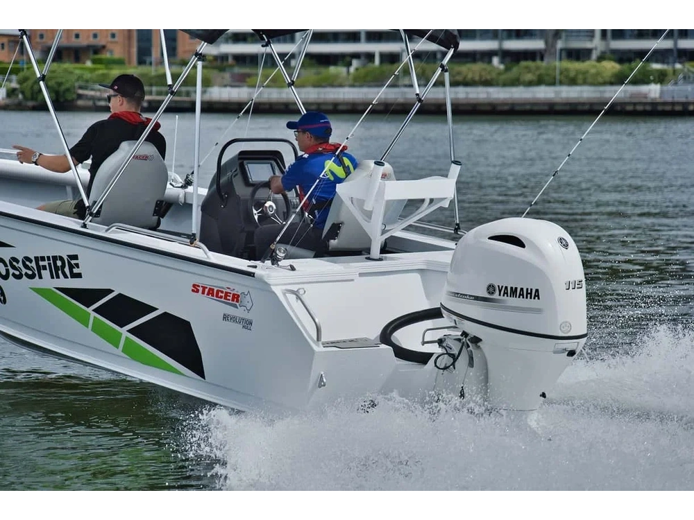 2025 Yamaha F115 White alt