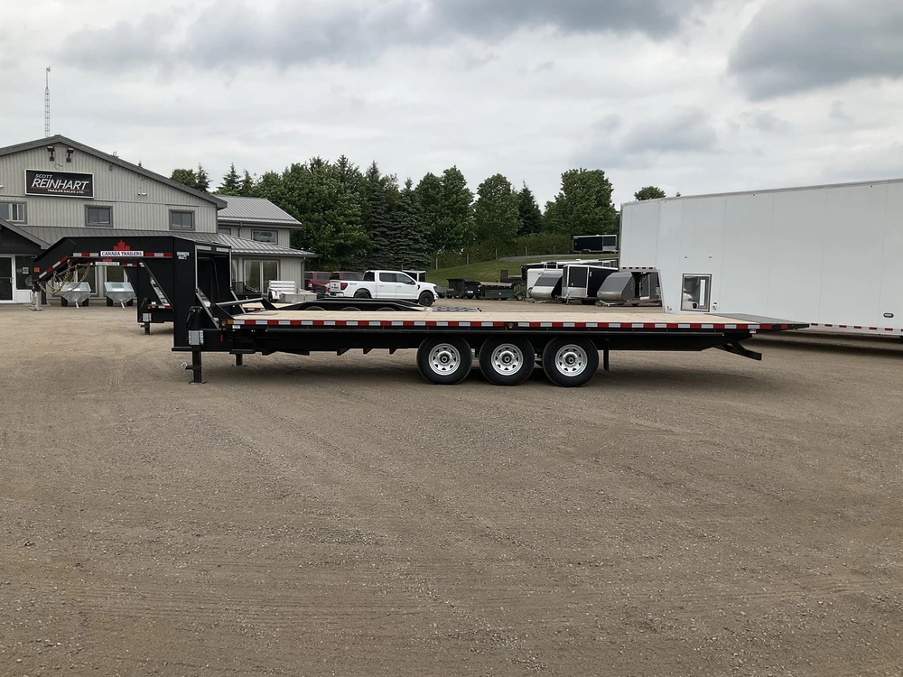 2026 Canada Trailers 8.5x26 10.5 Ton Gooseneck Hydraulic Tilt Trailer alt
