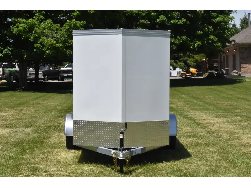 2026 Rhino Galvanized Enclosed 5' X 10' Sa Dd alt