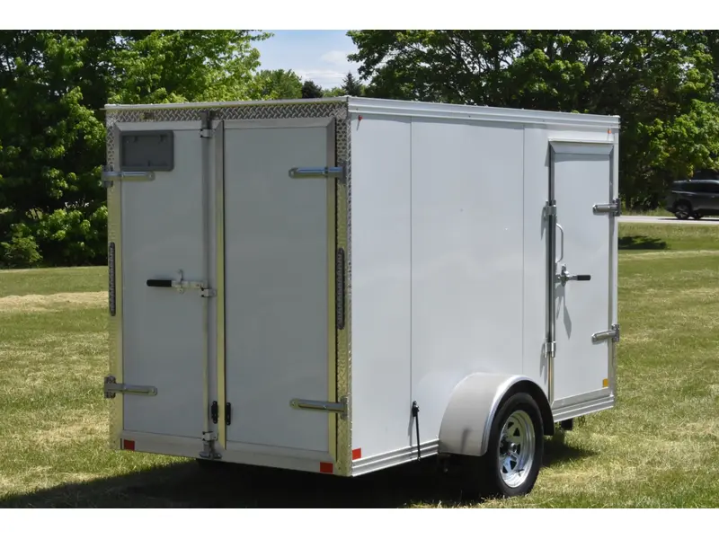 2026 Rhino Galvanized Enclosed 5' X 10' Sa Dd alt