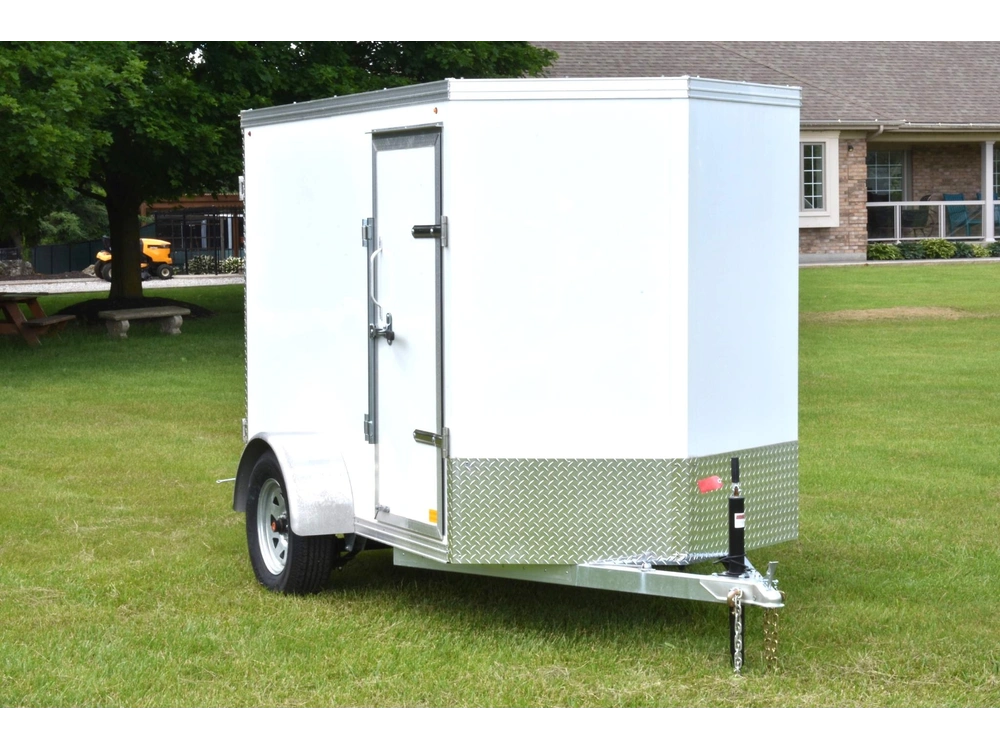 2026 Rhino Galvanized Enclosed 5' X 8' Sa Dd Side-door alt