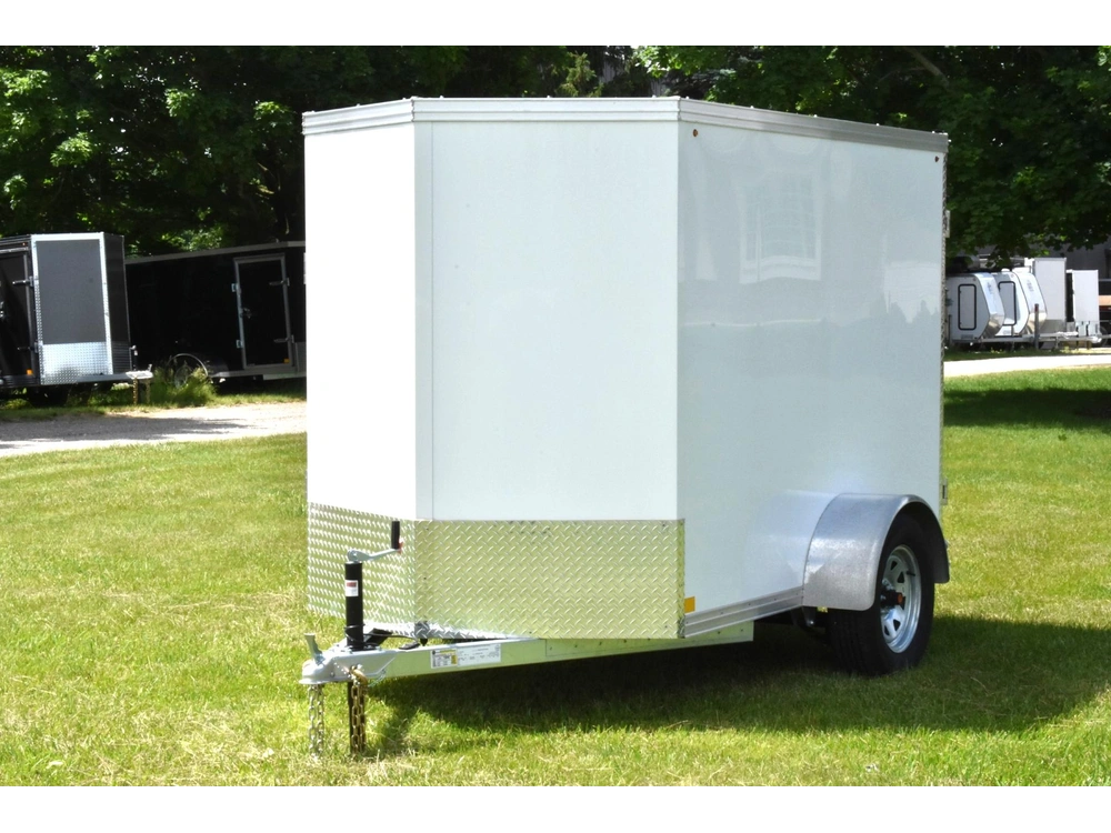 2026 Rhino Galvanized Enclosed 5' X 8' Sa Dd Side-door alt