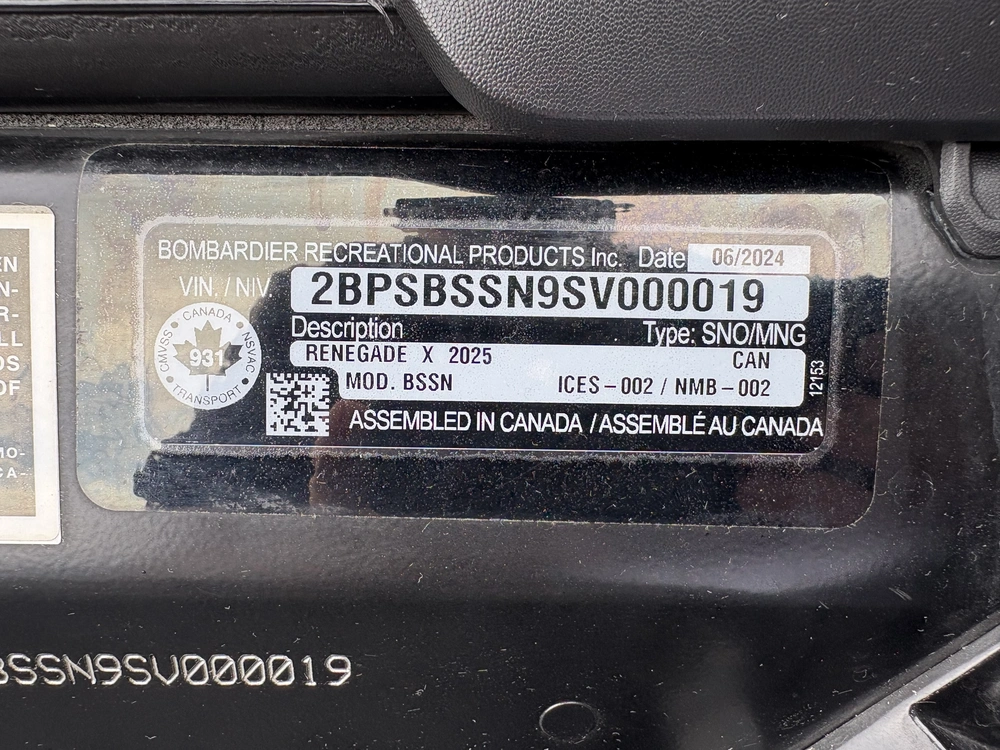 2025 Ski-doo Renegade X 900 Ace Turbo R Ripsaw 1.25" E.s. alt