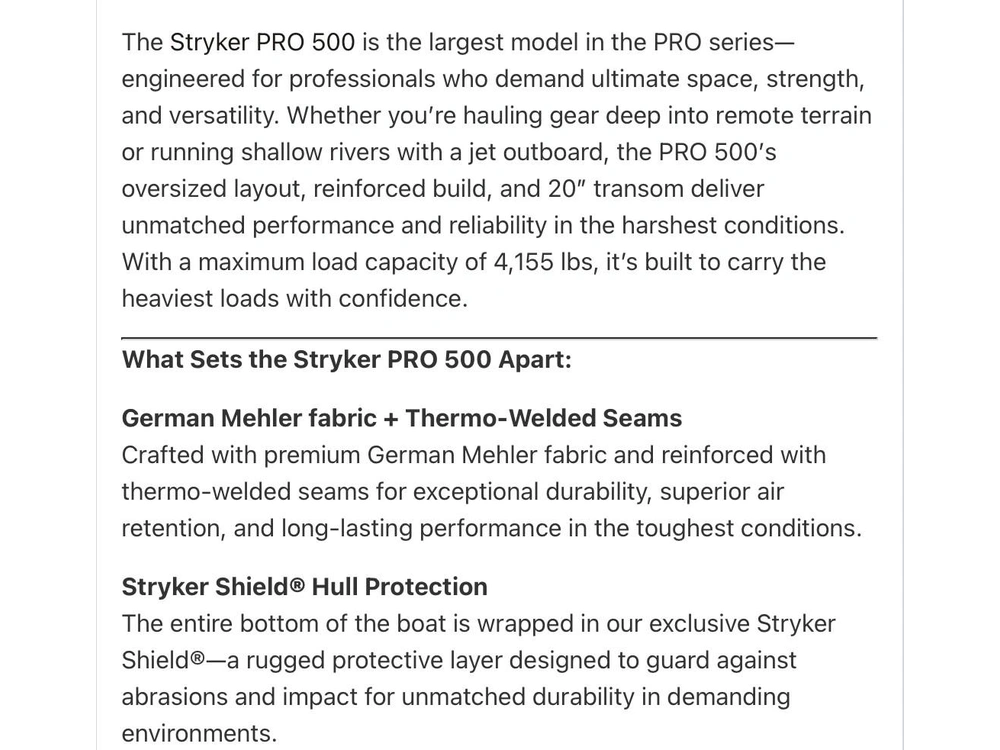 2024 Stryker Boats Pro 500 alt