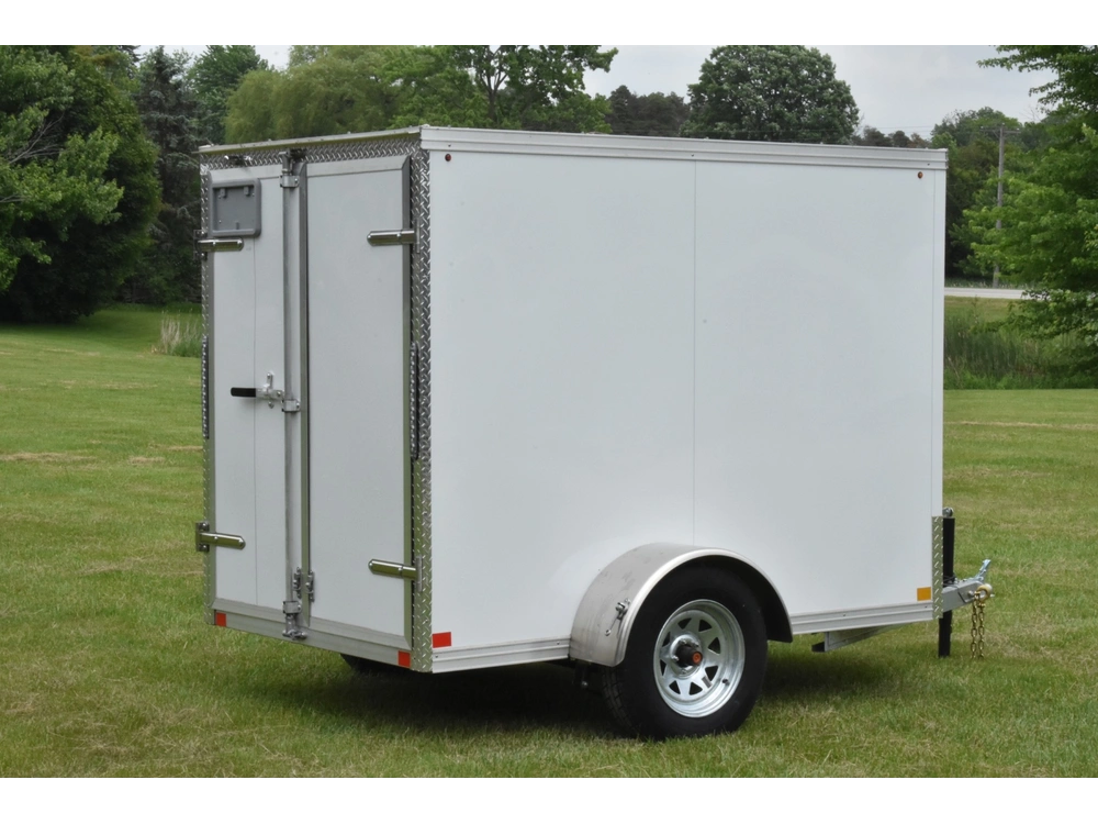 2026 Rhino Galvanized Enclosed 5' X 8' Sa Dd alt