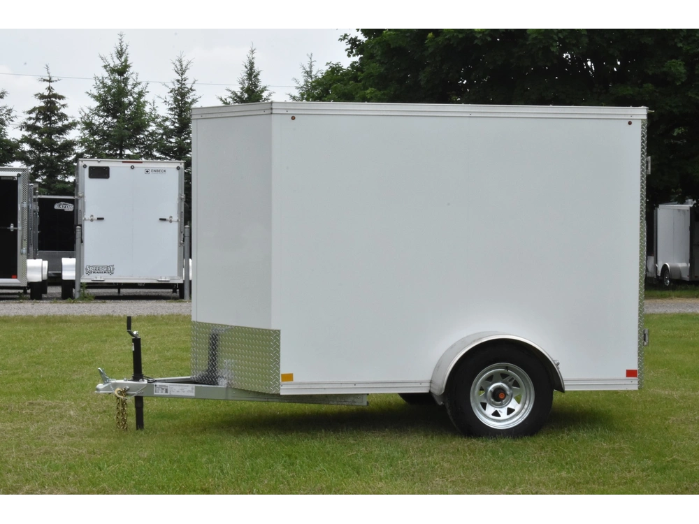 2026 Rhino Galvanized Enclosed 5' X 8' Sa Dd alt
