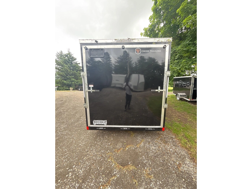 2026 Cross Painted Steel Enclosed (alpha) 7' X 16' Tandem Axle W/ Ramp alt