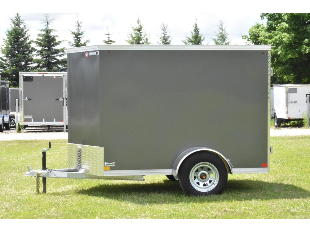 2026 Rhino Galvanized Enclosed 5' X 8' Sa Dd alt