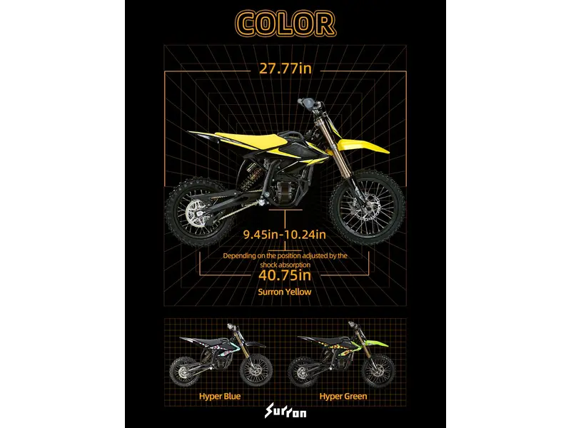 Surron HYPER BEE 100% ÉLECTRIQUE AVEC 8,000 WATTS 2026