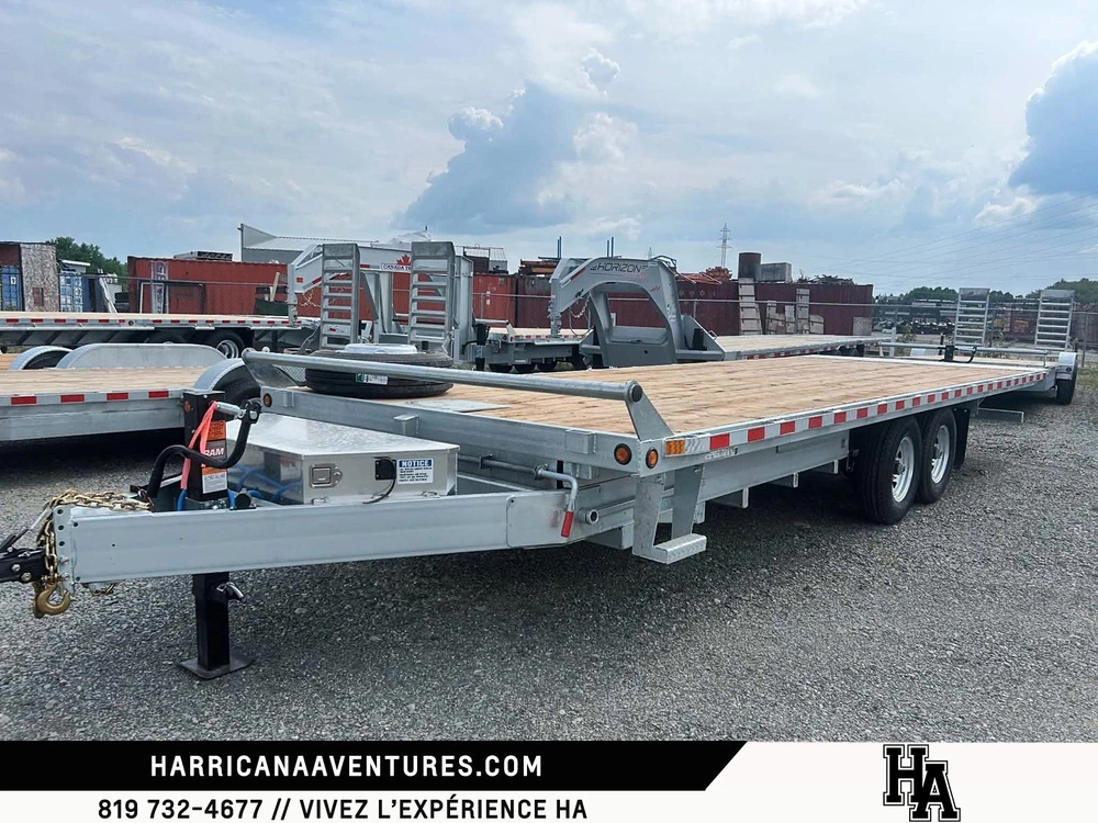 Canada Trailers Remorque Plateforme 8x24 Hydraulique 2026 alt