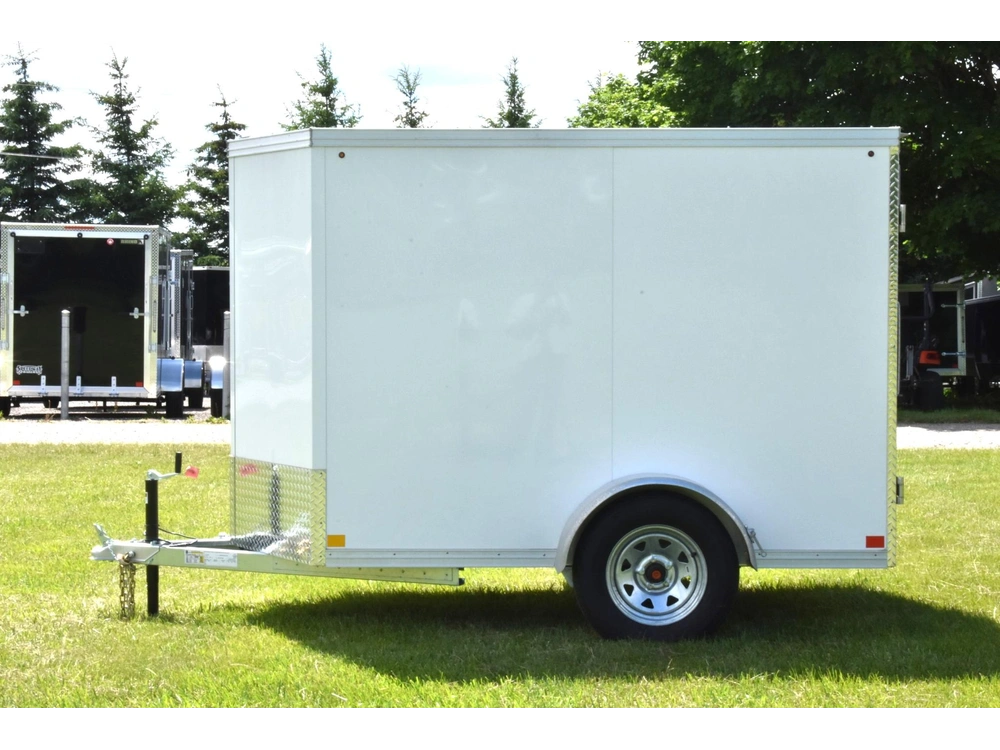 2026 Rhino Galvanized Enclosed 5' X 8' Sa Dd Side-door alt