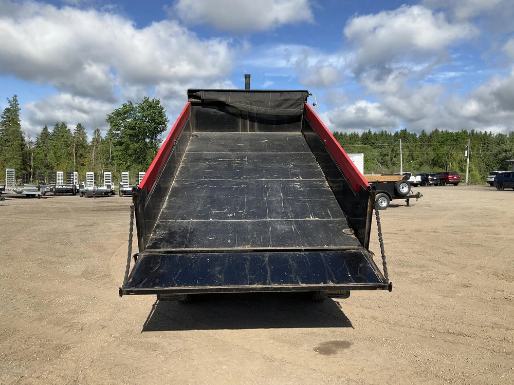 2020 Miska Trailers 7x14 Gooseneck Deckover Dump Trailer alt