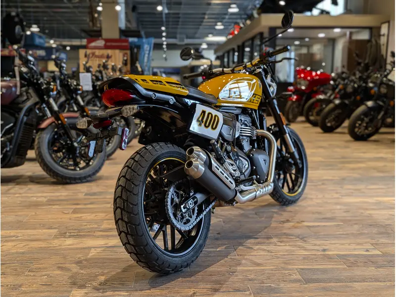 2027 Triumph Tracker 400 // Racing Yellow