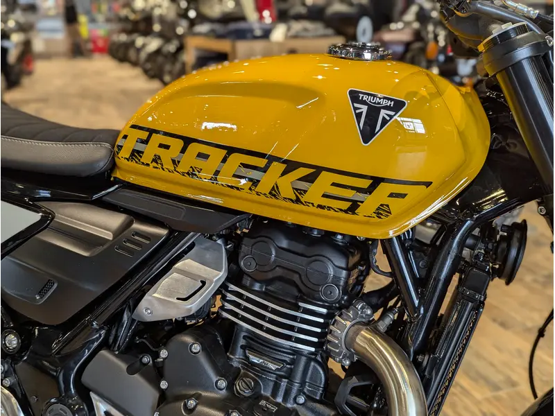 2027 Triumph Tracker 400 // Racing Yellow