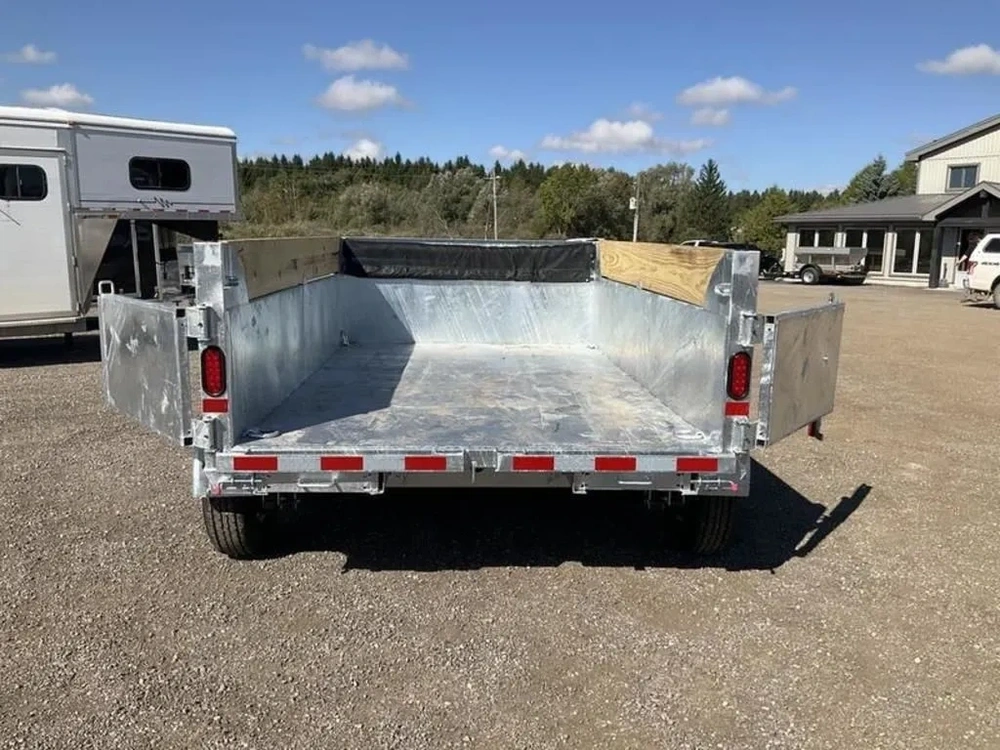 2027 Canada Trailers 6x10 5 Ton Galvanized Dump Trailer alt