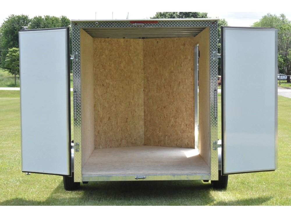 2026 Rhino Galvanized Enclosed 6' X 10' Sa Dd alt