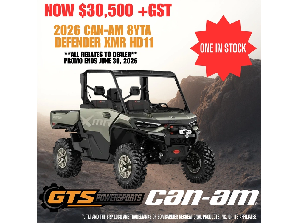 2026 Can-am 8yta Defender X Mr Hd11 With Half Doors alt