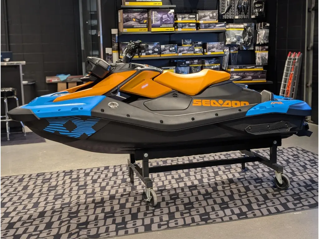 New 2026 Sea-Doo Spark Trixx 1up with Audio - Gulfstream Blue and