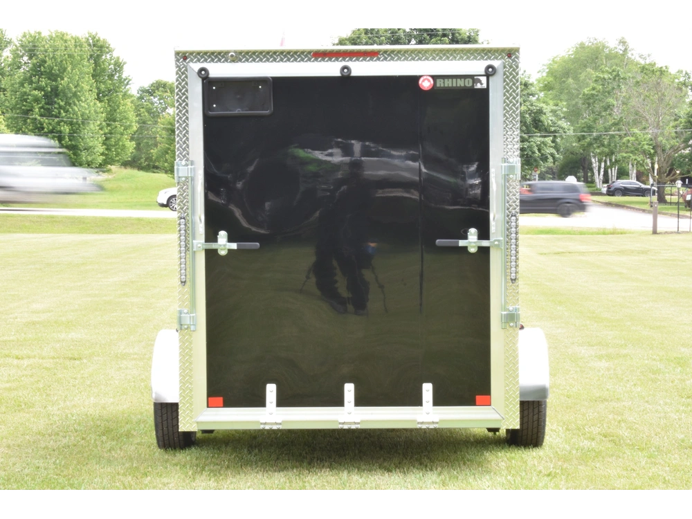 2026 Rhino Galvanized Enclosed 6' X 10' Single Axle (ramp) alt