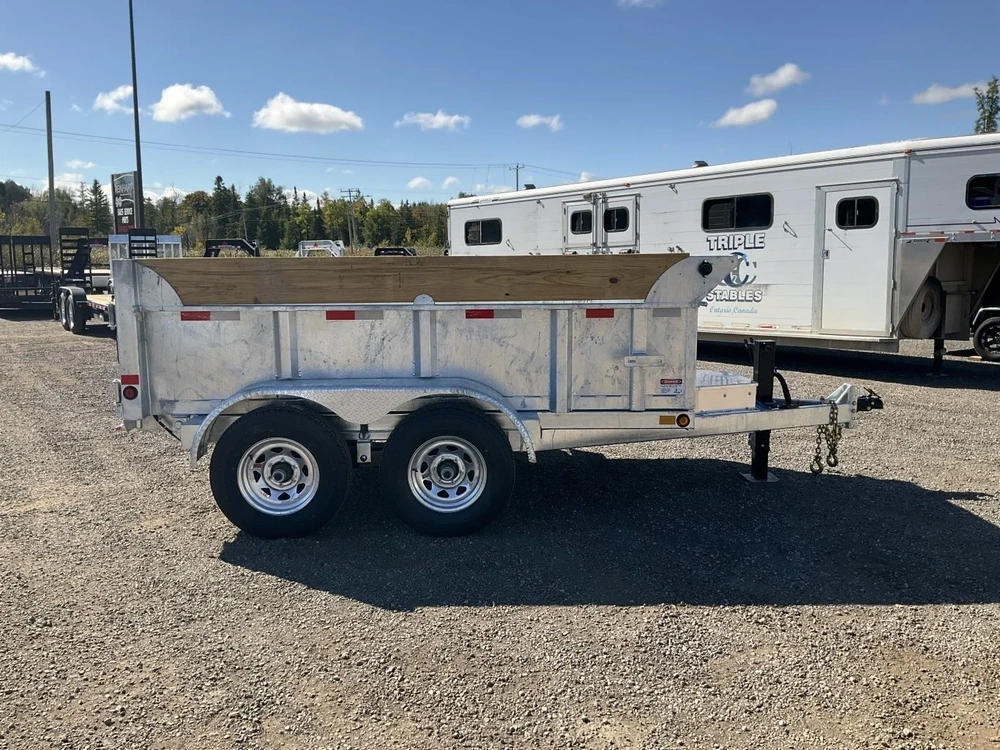 2027 Canada Trailers 6x10 5 Ton Galvanized Dump Trailer alt