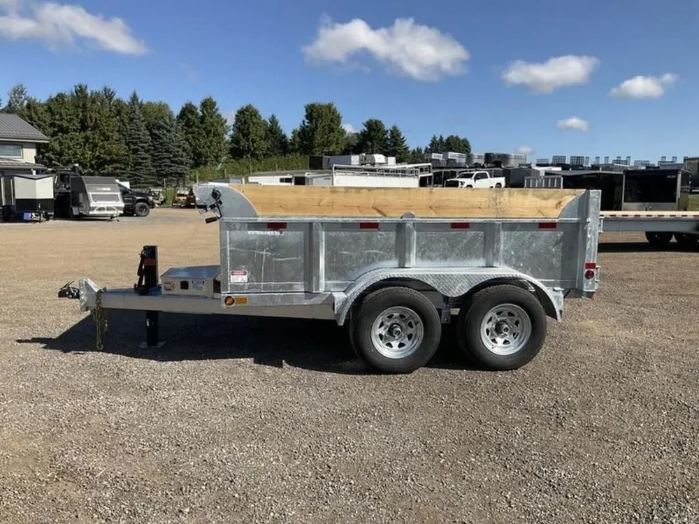 2027 Canada Trailers 6x10 5 Ton Galvanized Dump Trailer alt