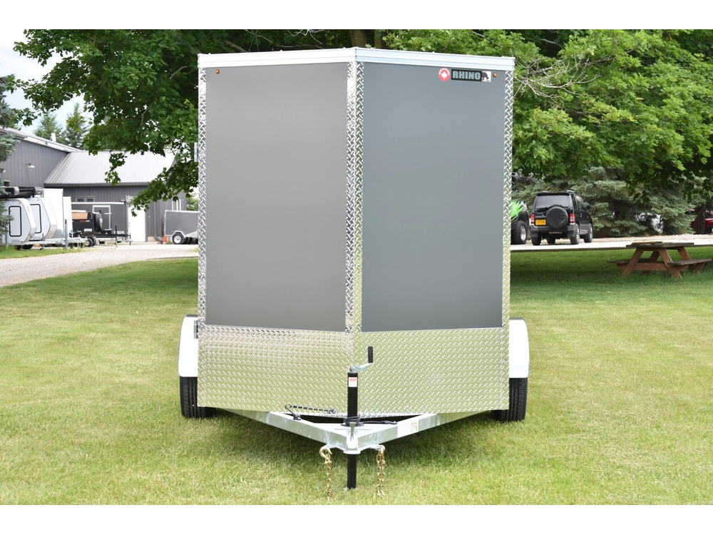 2026 Rhino Galvanized Enclosed 6' X 10' Single Axle (ramp) alt