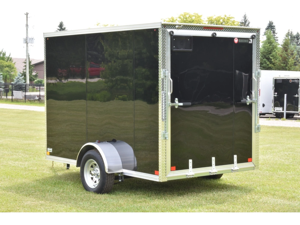 2026 Rhino Galvanized Enclosed 6' X 10' Single Axle (ramp) alt