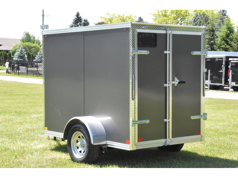2026 Rhino Galvanized Enclosed 5' X 8' Sa Dd Side-door alt