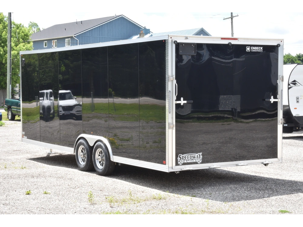 2026 Enbeck Aluminum Enclosed 8.5' X 24' Tandem Axle Car Hauler alt