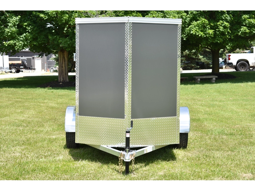 2026 Rhino Galvanized Enclosed 5' X 8' Sa Dd Side-door alt