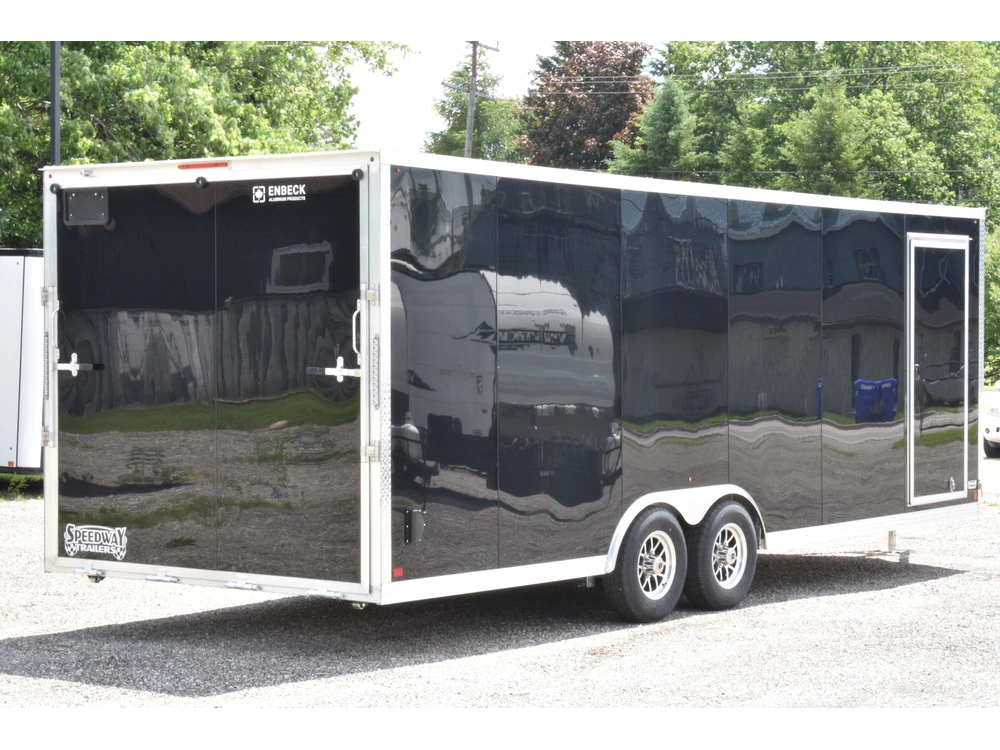 2026 Enbeck Aluminum Enclosed 8.5' X 24' Tandem Axle Car Hauler alt