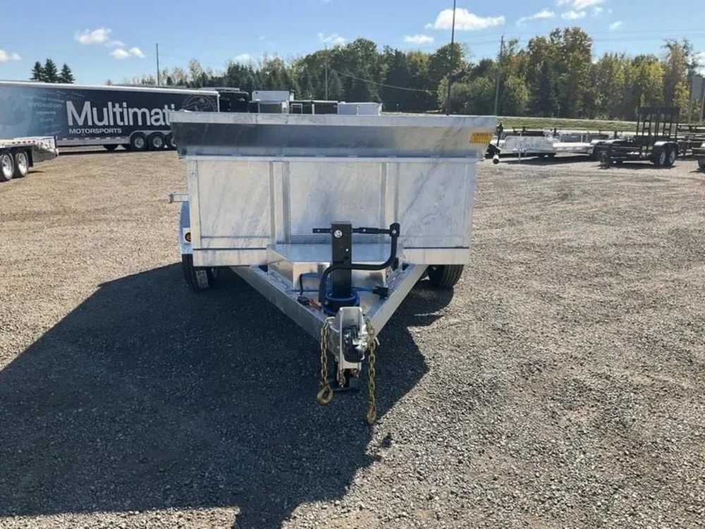 2027 Canada Trailers 6x10 5 Ton Galvanized Dump Trailer alt