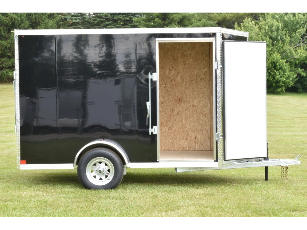 2026 Rhino Galvanized Enclosed 6' X 10' Single Axle (ramp) alt