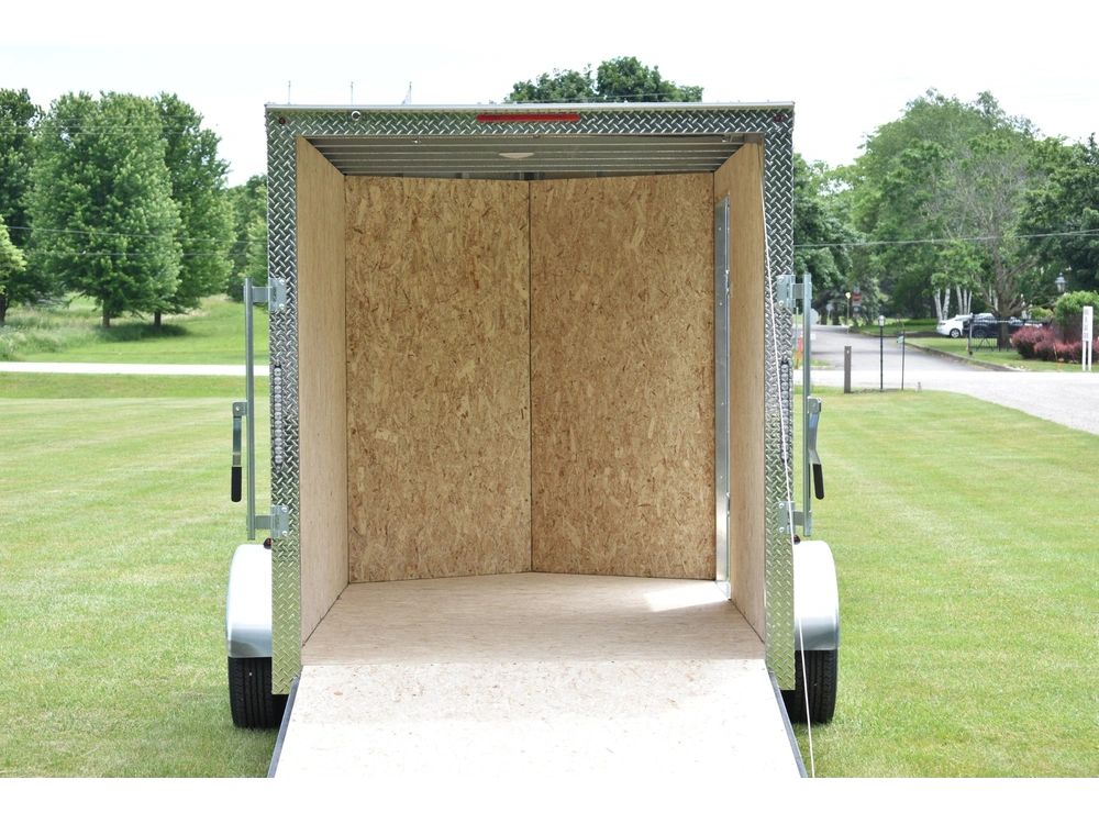 2026 Rhino Galvanized Enclosed 6' X 10' Single Axle (ramp) alt