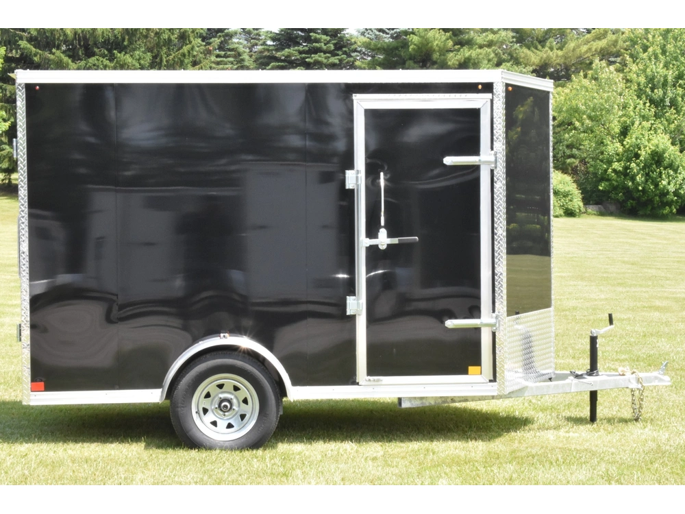 2026 Rhino Galvanized Enclosed 6' X 10' Sa Dd alt