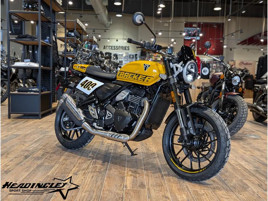 2027 Triumph Tracker 400 // Racing Yellow 