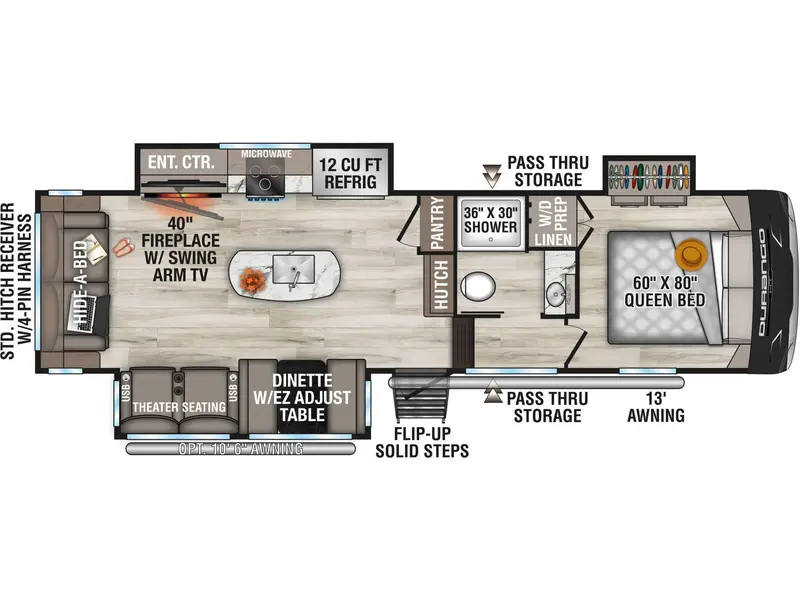 2027 KZ-RV Durango H-T 283RLT