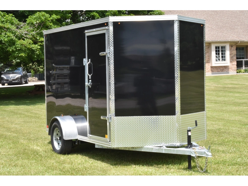 2026 Rhino Galvanized Enclosed 6' X 10' Sa Dd alt