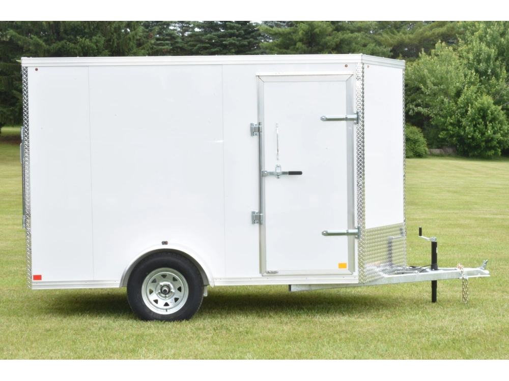 2026 Rhino Galvanized Enclosed 6' X 10' Sa Ramp alt