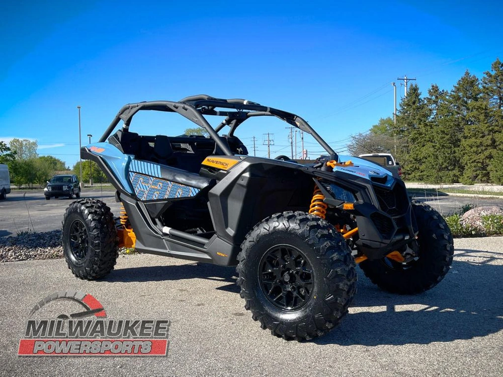 2026 Can-am Maverick X3 Ds Turbo Rr Scandi Blue & Orange Crush alt