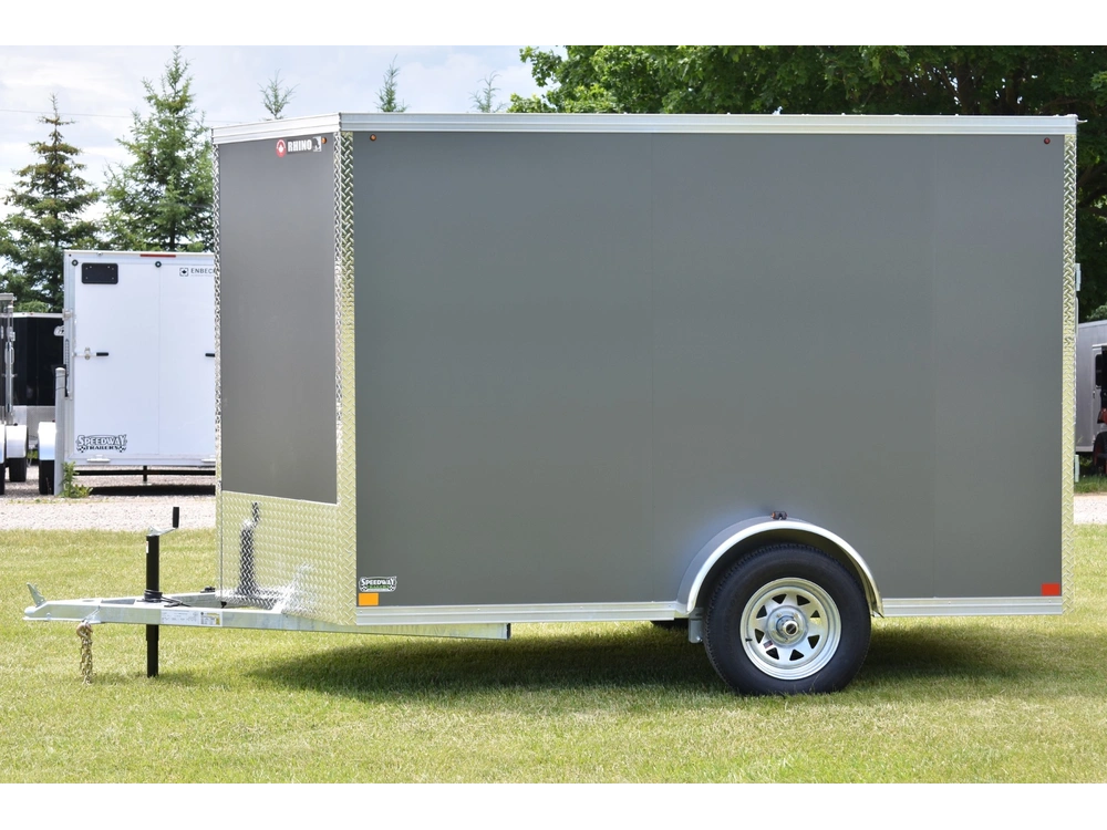 2026 Rhino Galvanized Enclosed 6' X 10' Single Axle (ramp) alt