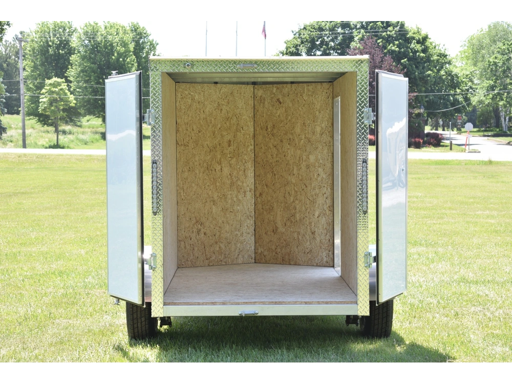 2026 Rhino Galvanized Enclosed 5' X 8' Sa Dd Side-door alt