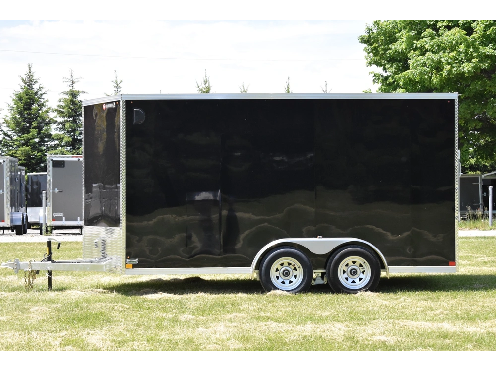 2026 Rhino Galvanized Enclosed 7' X 14' Ta Ramp alt