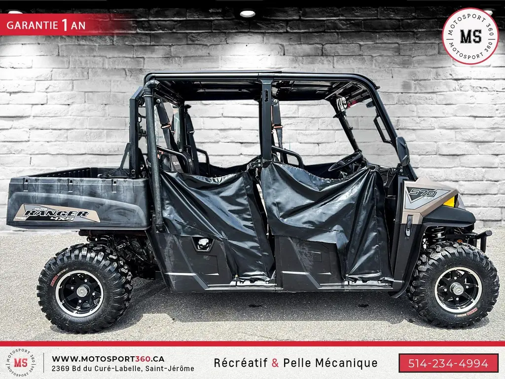 2019 Polaris RANGER CREW 570  6 PLACES ! BAS MILAGE