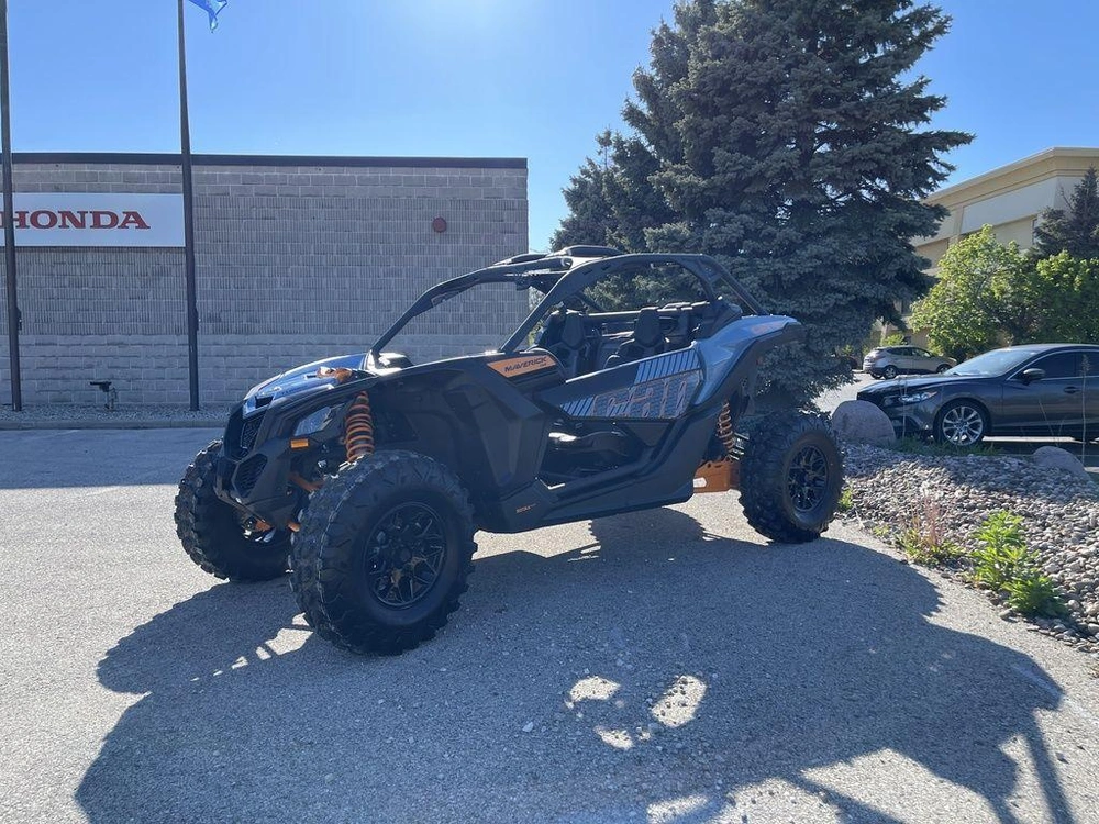 2026 Can-am Maverick X3 Ds Turbo Rr Scandi Blue & Orange Crush alt